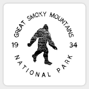 Great Smoky Mountains National Park USA Adventure Sasquatch Sticker